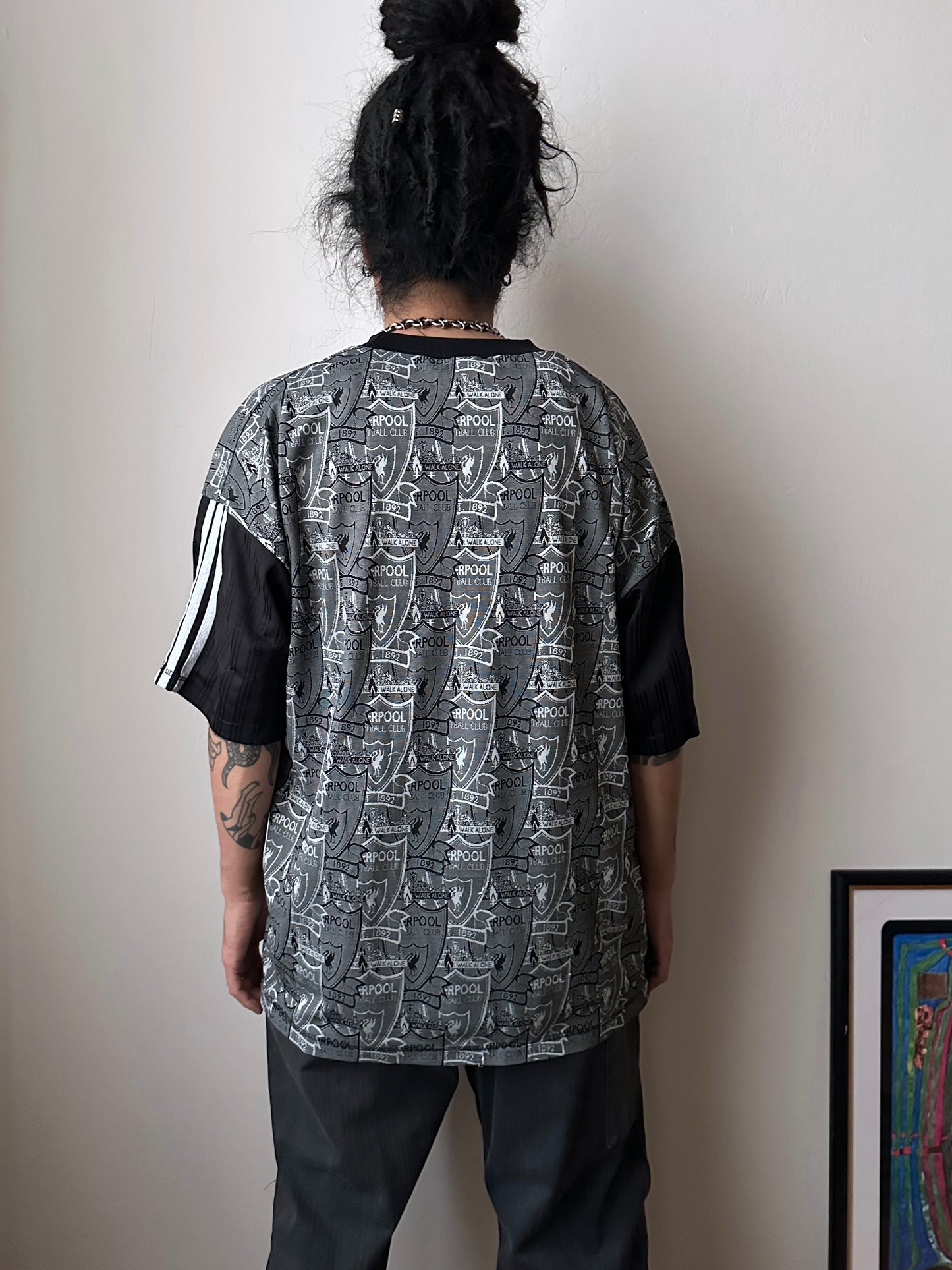 90's Liverpool Adidas アディダス リバプール premier league プレミアリーグ 90年代 Football shirt サッカーシャツ Made in England イギリス製 Vintage ヴィンテージ Toto Praha Antique shop Vintage clothing store Prague 古着屋 アンティークショップ ユーロ古着 ヨーロッパ古着 古着卸