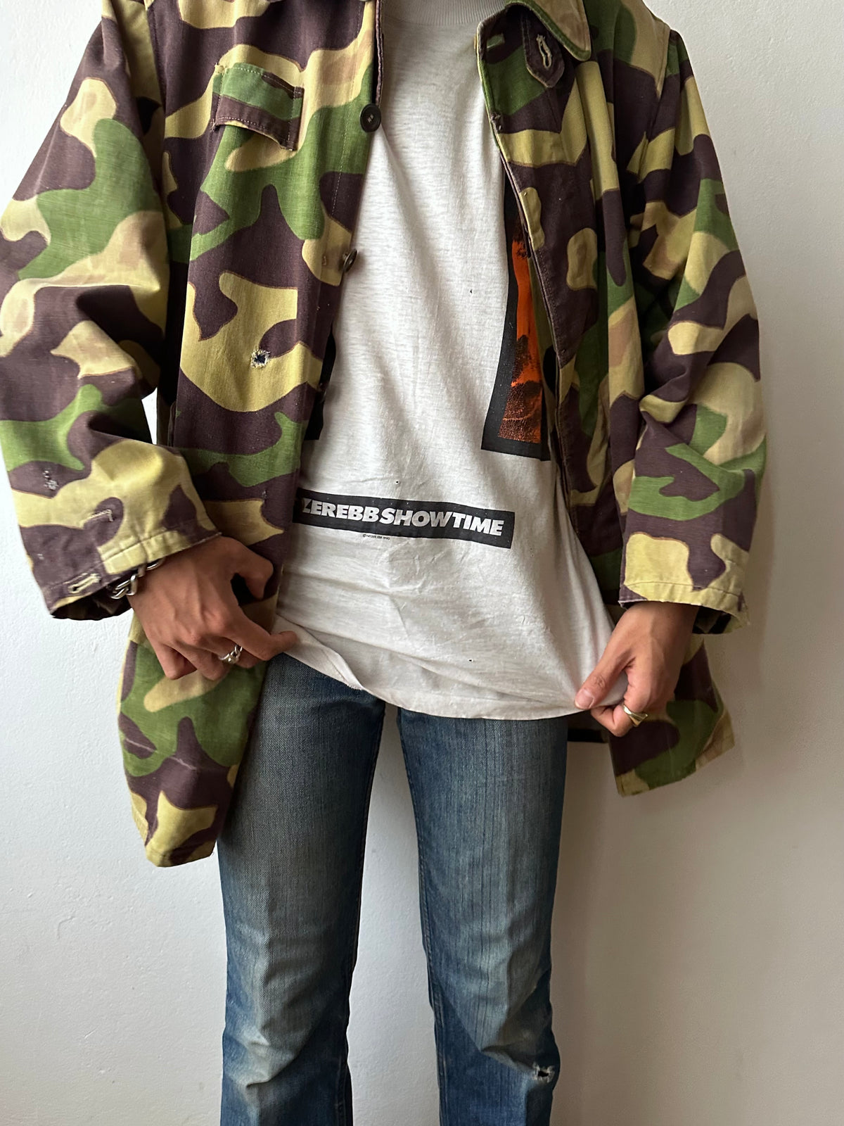 1960s Czechoslovak Army Salamander Camo Parka 60年代 サラマンダー チェコスロバキア 迷彩 Toto Praha Vintage clothing shop Antique shop 古着屋 プラハ Showroom appointment Prague ユーロ古着 ヨーロッパ古着 古着卸 ヴィンテージ