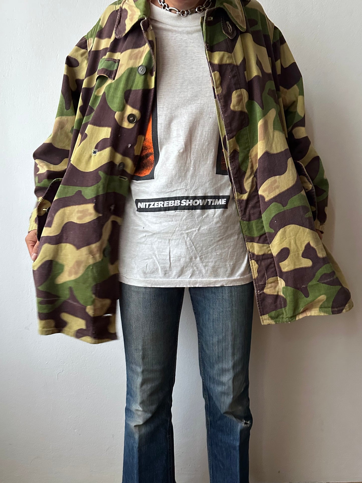 1960s Czechoslovak Army Salamander Camo Parka 60年代 サラマンダー チェコスロバキア 迷彩 Toto Praha Vintage clothing shop Antique shop 古着屋 プラハ Showroom appointment Prague ユーロ古着 ヨーロッパ古着 古着卸 ヴィンテージ