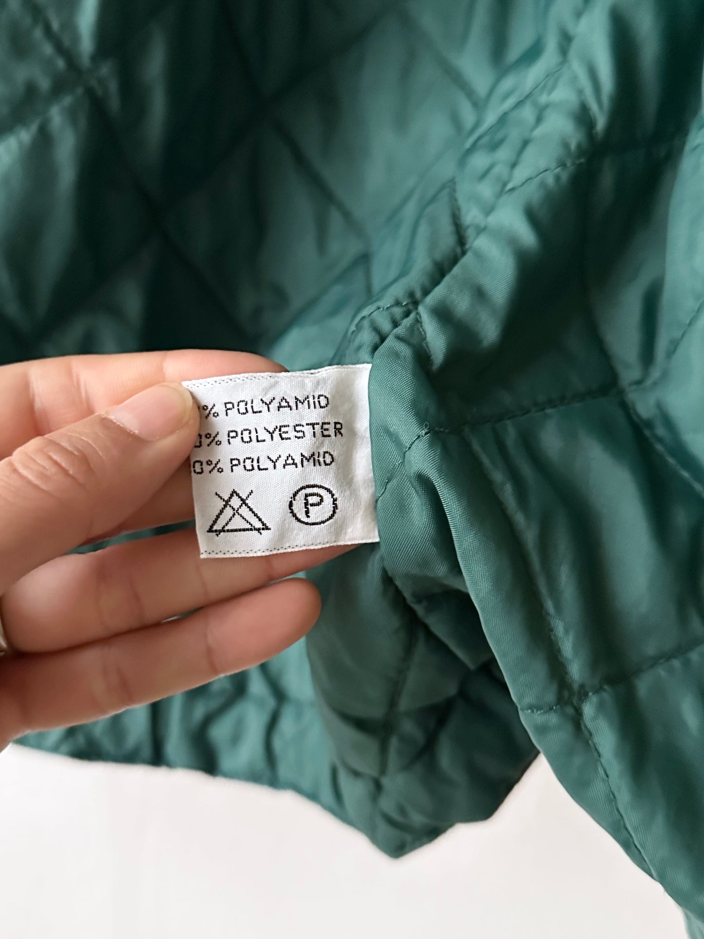 nylon puffer jacket with convertible hood