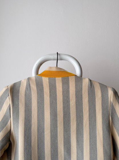 ~70s fat jersey zip-up top