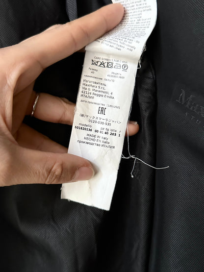 MaxMara alpaca wool coat made in Italy