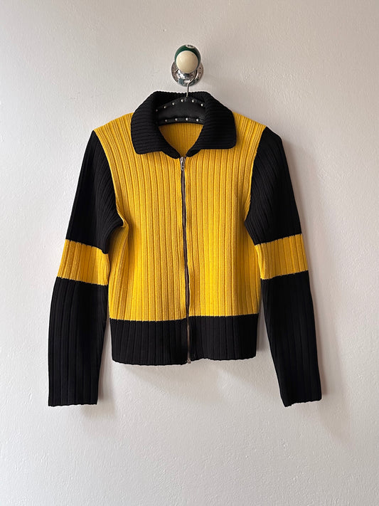Tigers zip-up knit jacket