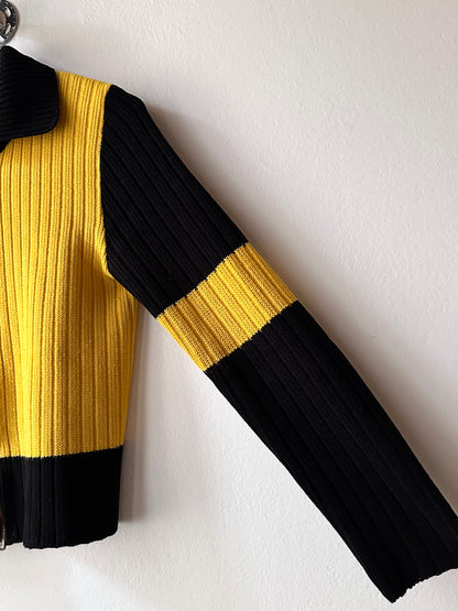 Tigers zip-up knit jacket