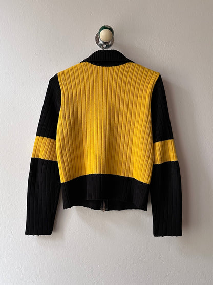 Tigers zip-up knit jacket