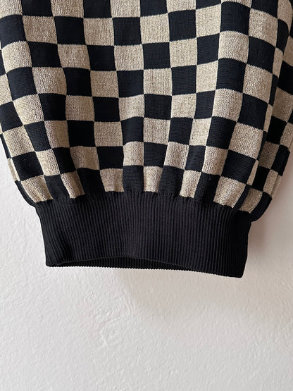 Vintage checkered vest