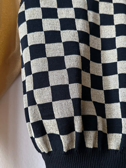 Vintage checkered vest
