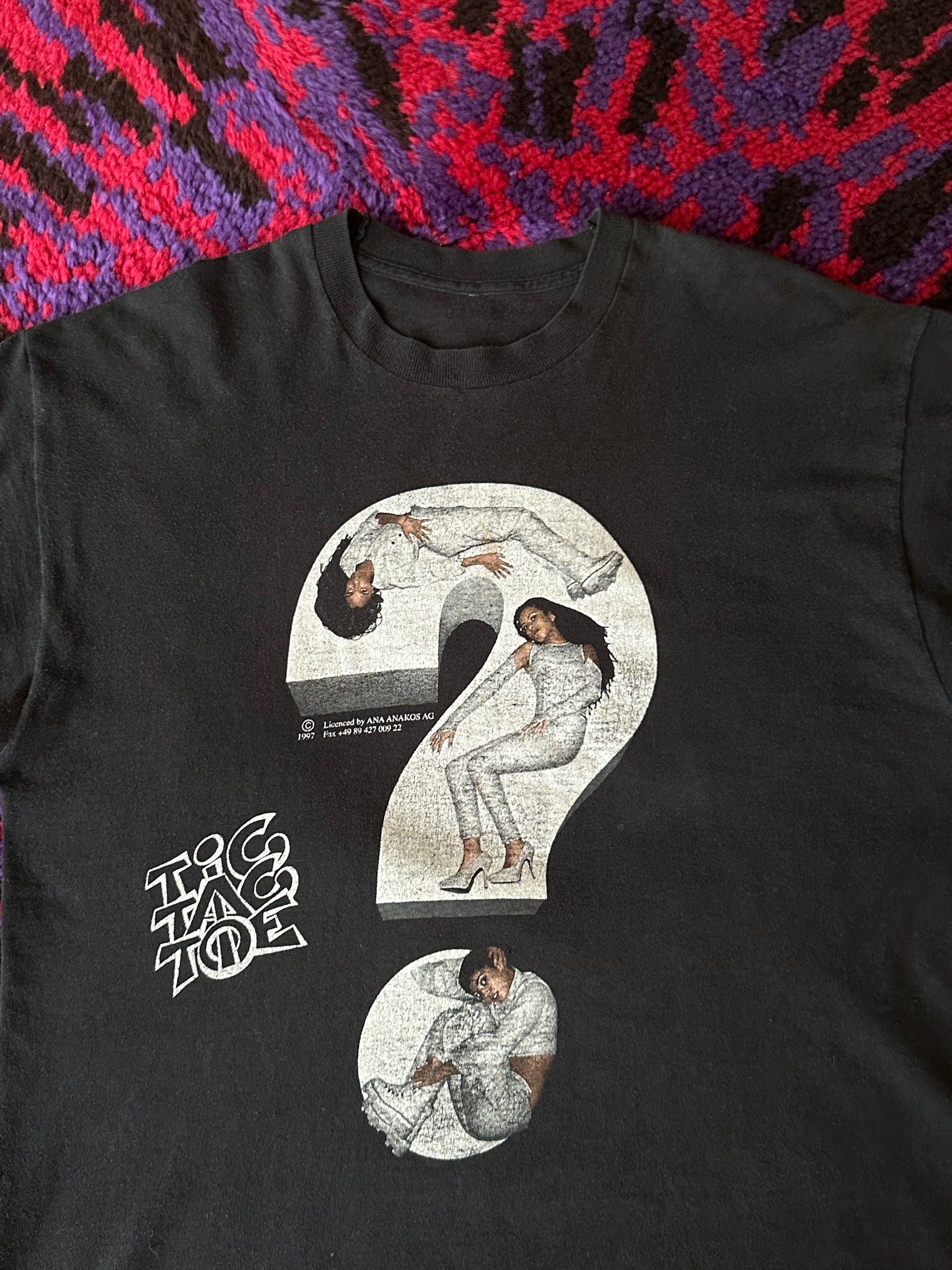 Tic Tac Toe 1997 90's Vintage T-shirt Praha Prague Vintage store プラハ  古着屋 ユーロ古着 ヨーロッパ古着 Germany ドイツ ガールズバンド Band T-shirt 90年代 80年代 ヴィンテージ 