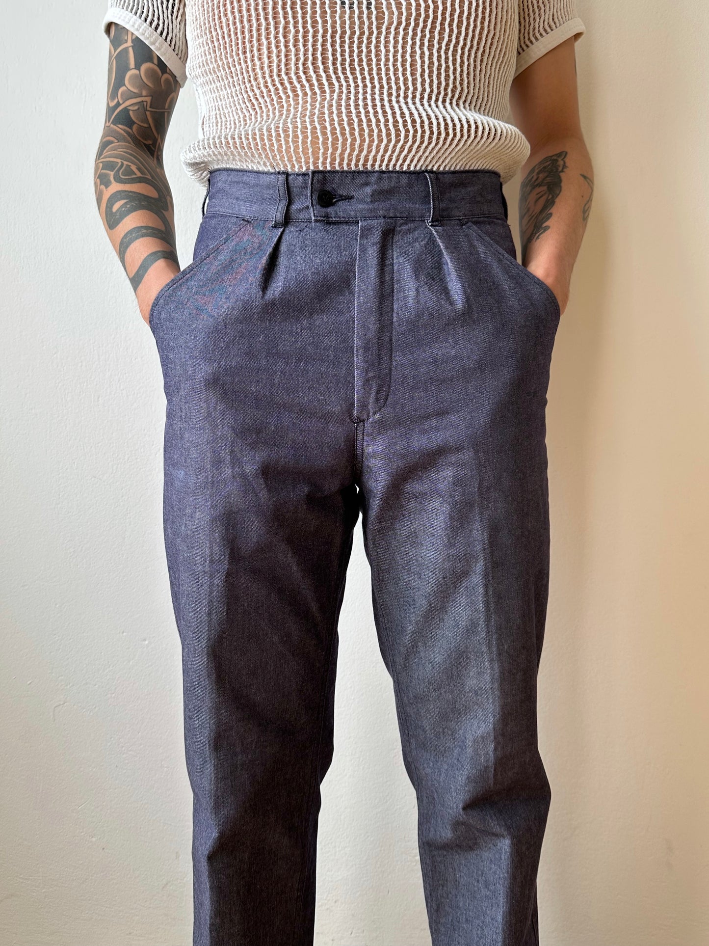 French Navy work trousers - w28