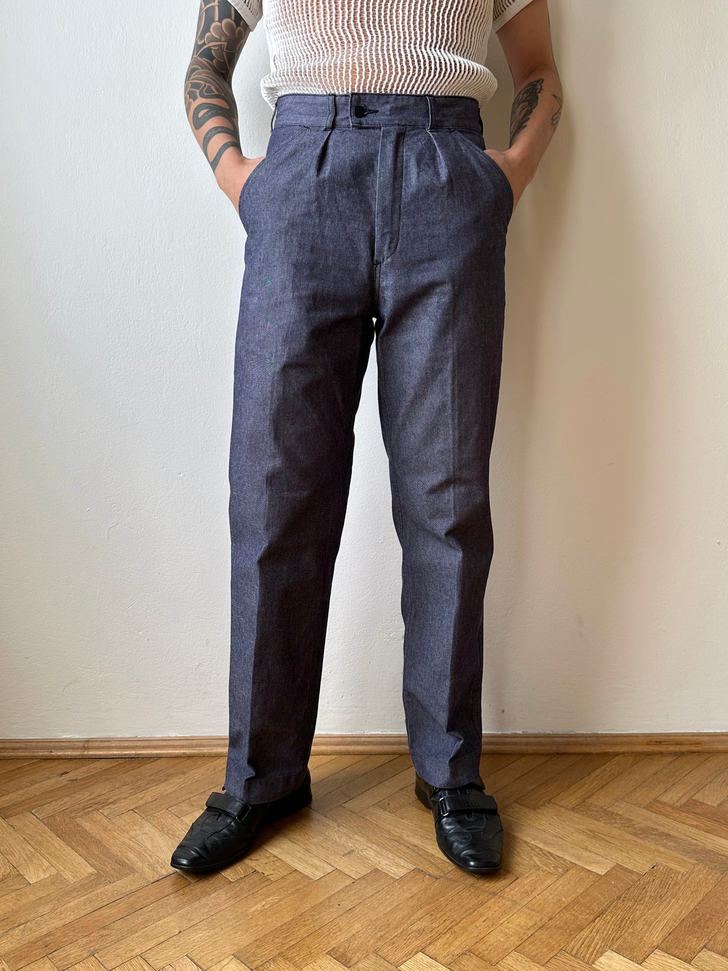 French Navy work trousers - w28