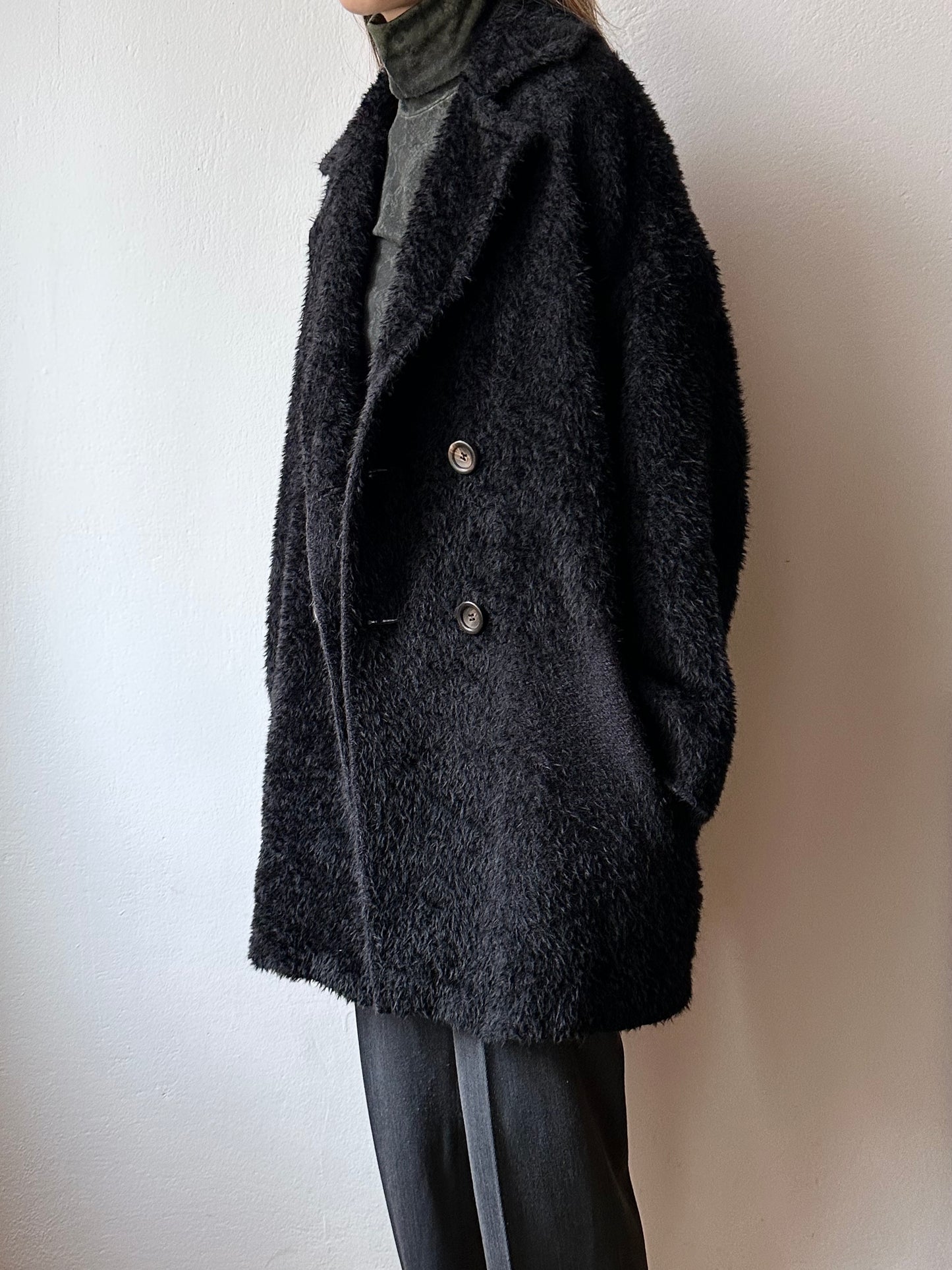MaxMara alpaca wool coat made in Italy