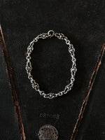 -60's France silver chain bracelet