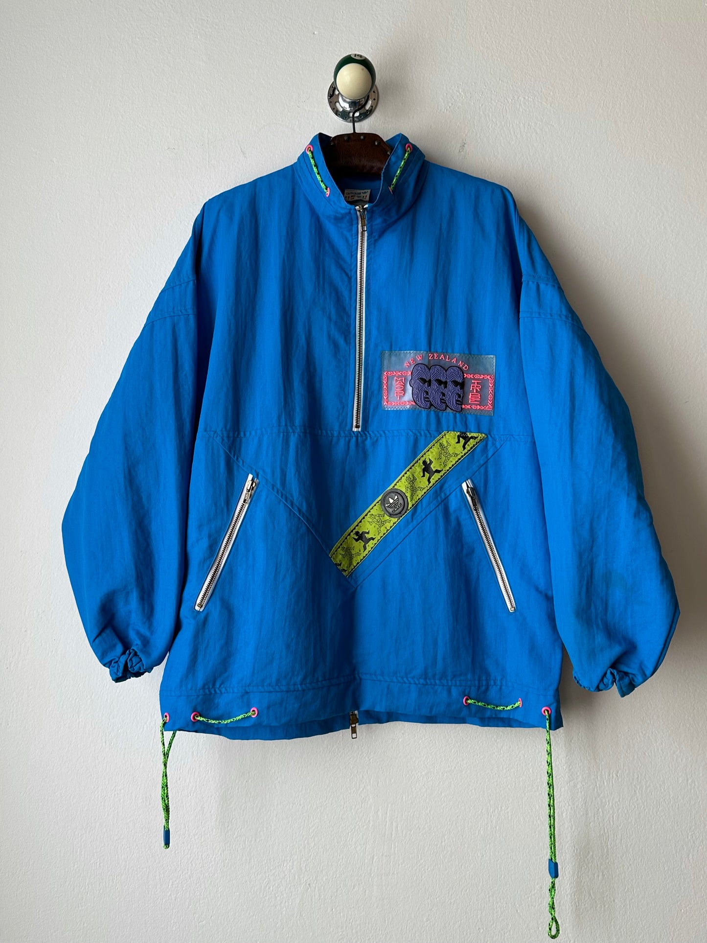 1980s French Adidas nylon jacket