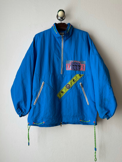 1980s French Adidas nylon jacket