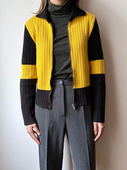 Tigers zip-up knit jacket