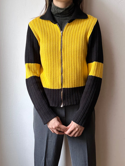 Tigers zip-up knit jacket