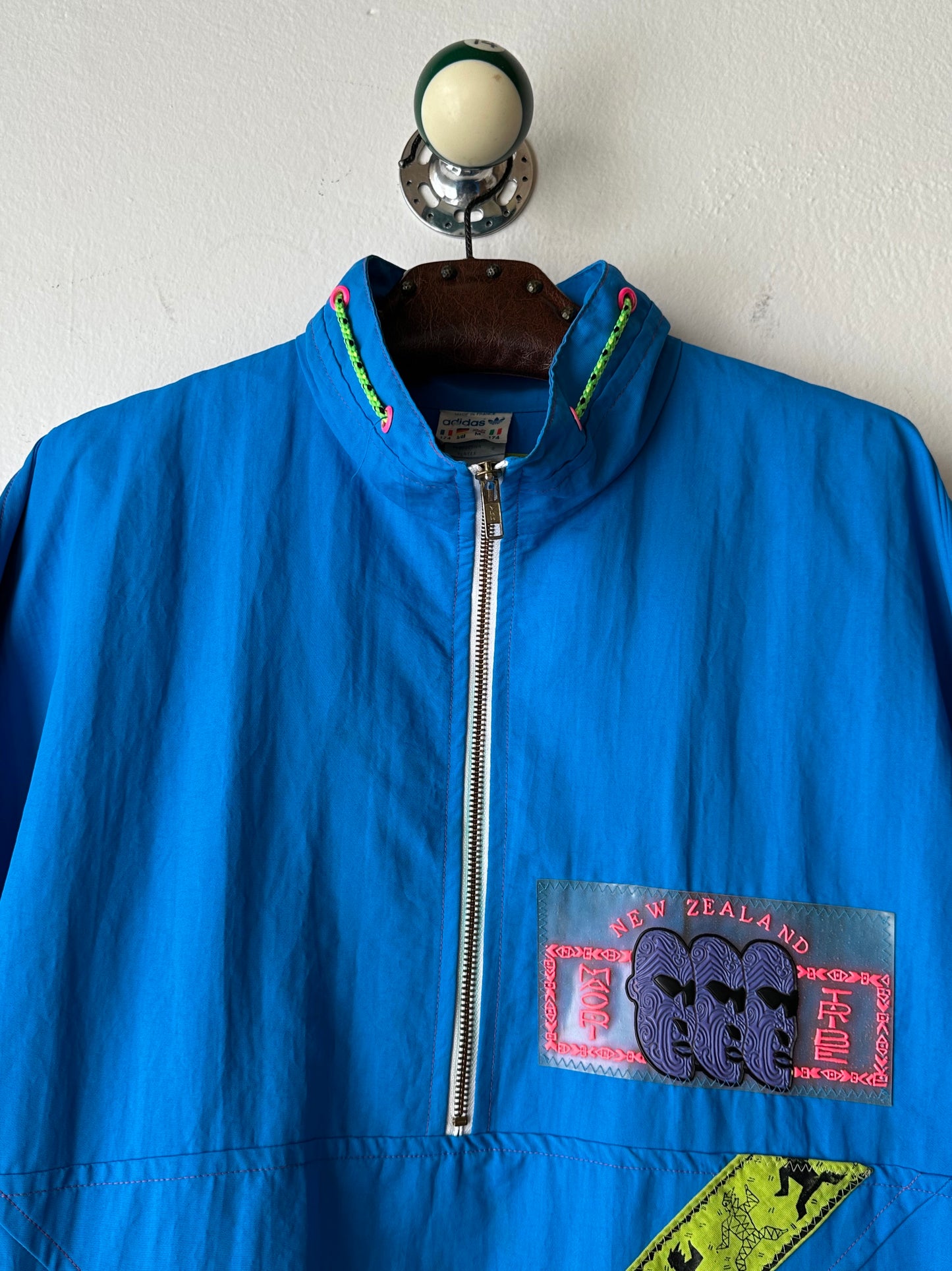 1980s French Adidas nylon jacket