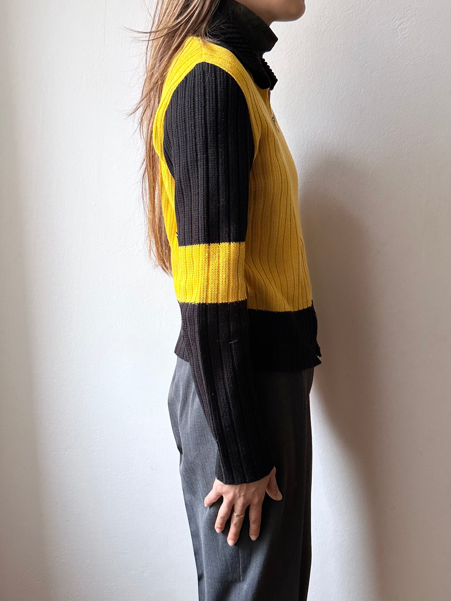 Tigers zip-up knit jacket