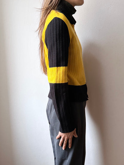 Tigers zip-up knit jacket