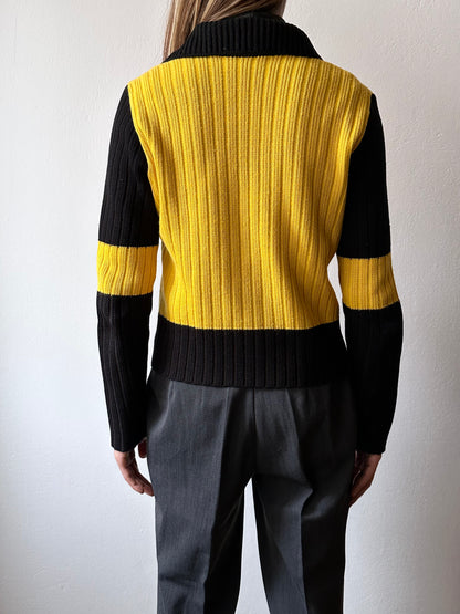 Tigers zip-up knit jacket