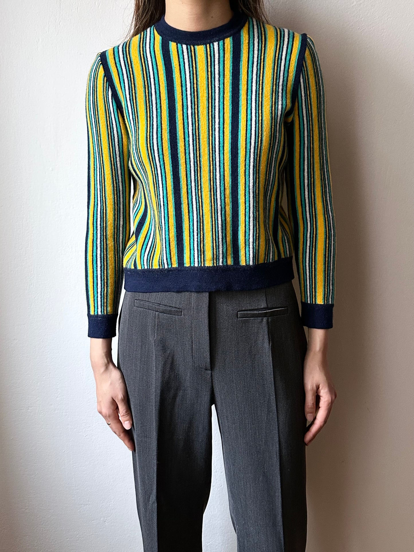 wool striped sweater