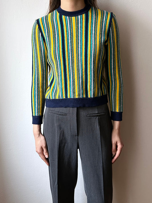 wool striped sweater