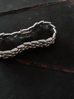 shark skin silver bracelet