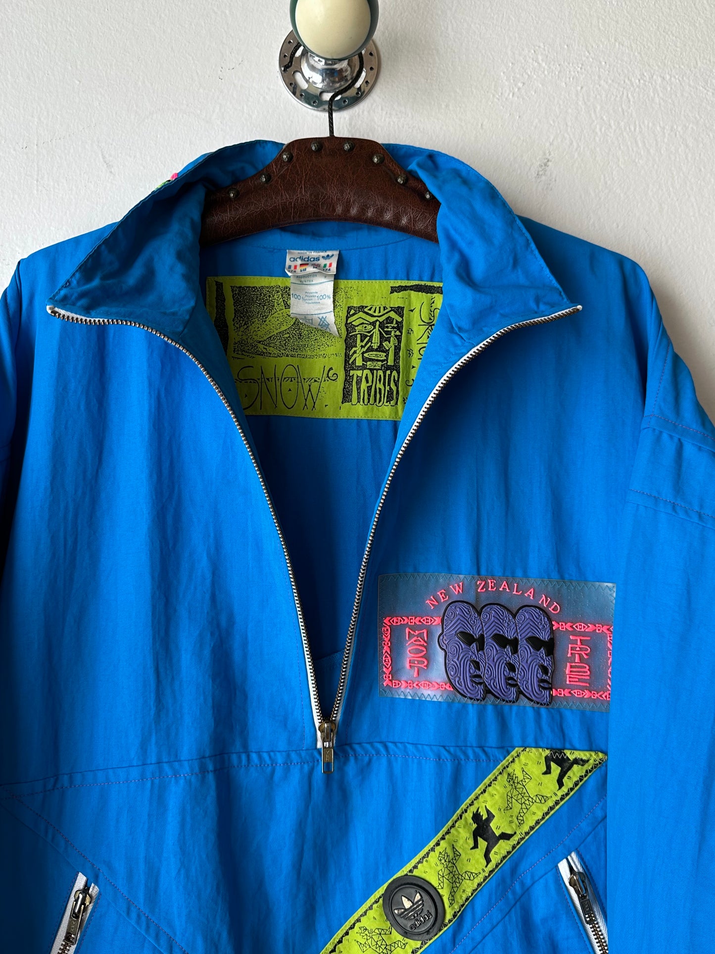 1980s French Adidas nylon jacket