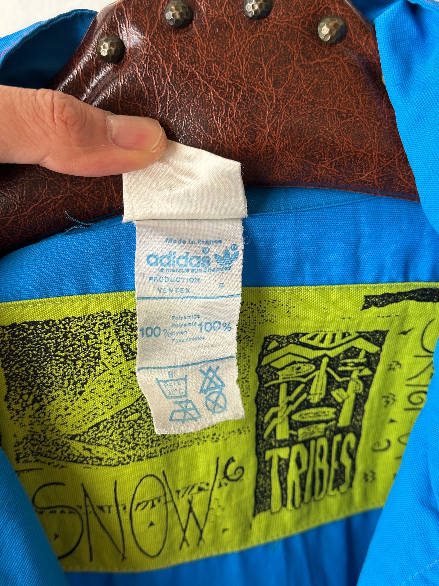 1980s French Adidas nylon jacket