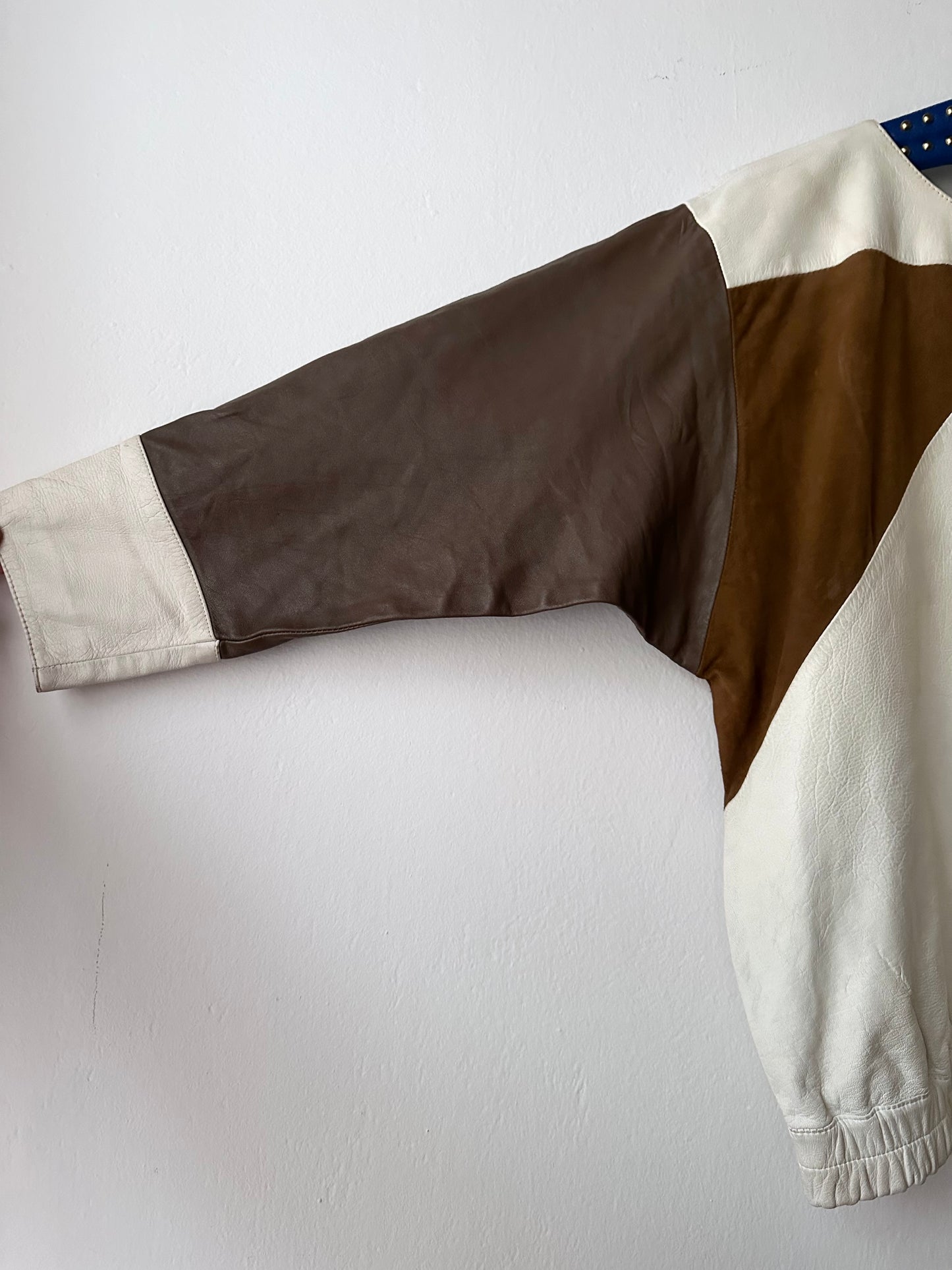 vintage leather pullover shirt