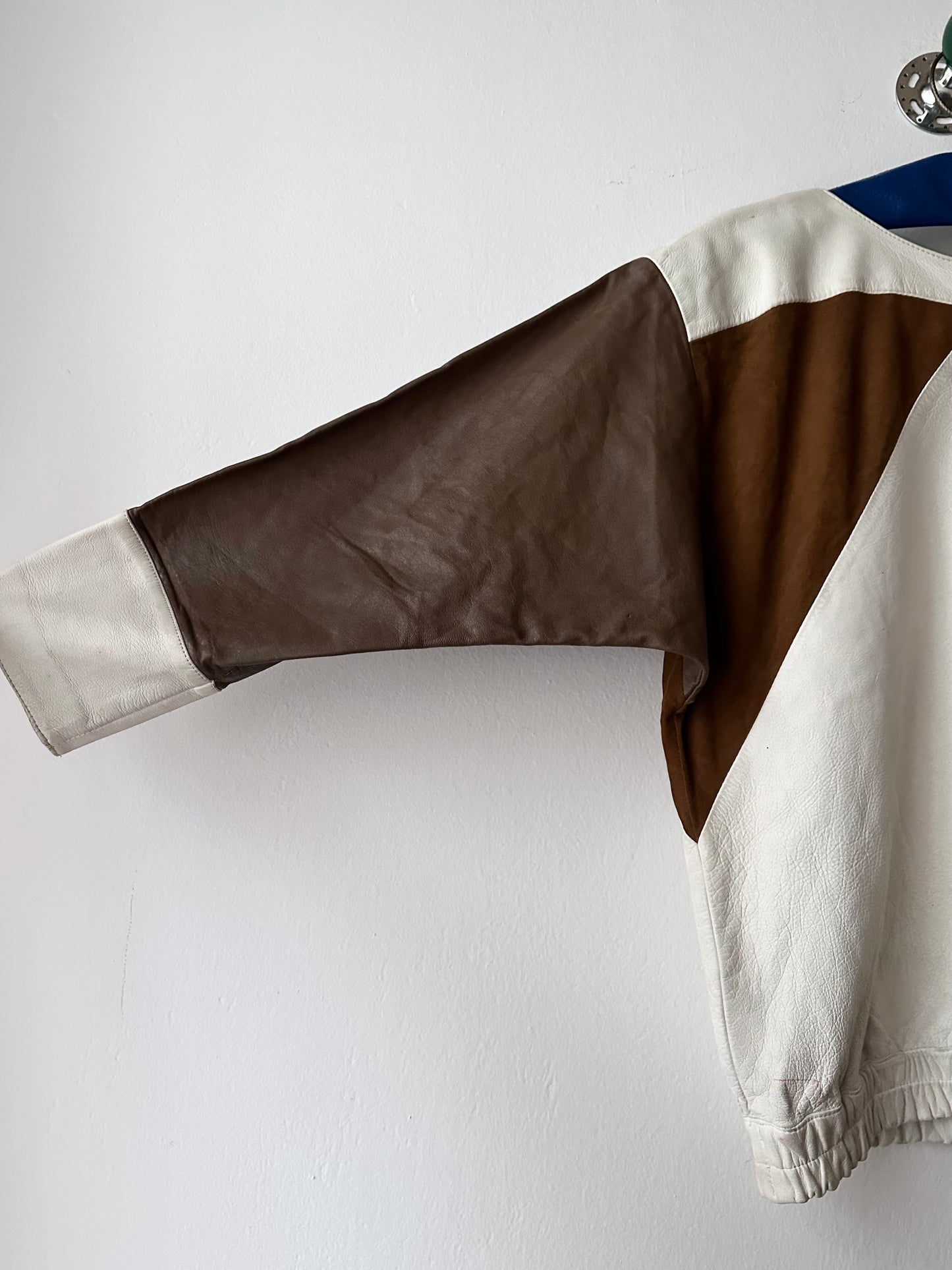 vintage leather pullover shirt