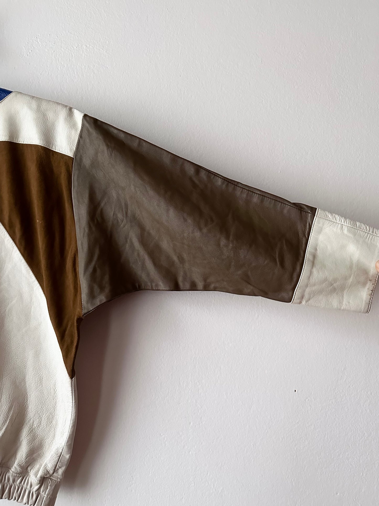 vintage leather pullover shirt