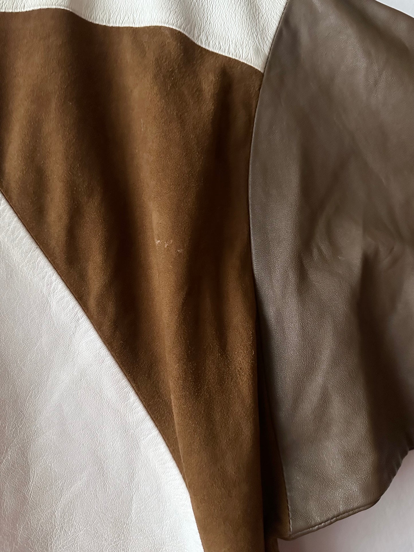 vintage leather pullover shirt