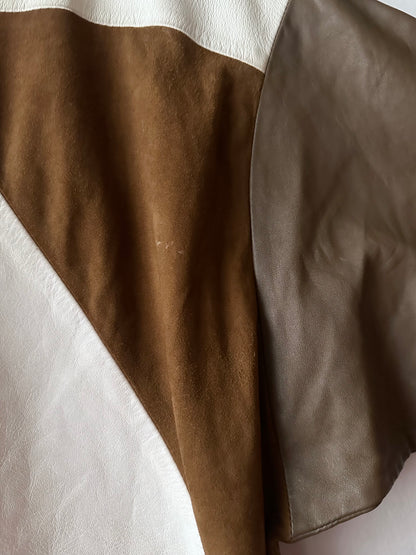 vintage leather pullover shirt