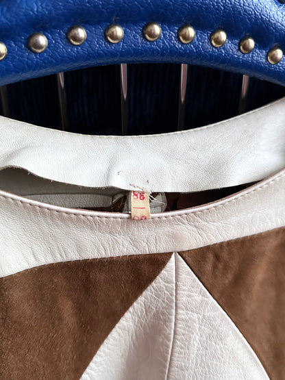 vintage leather pullover shirt