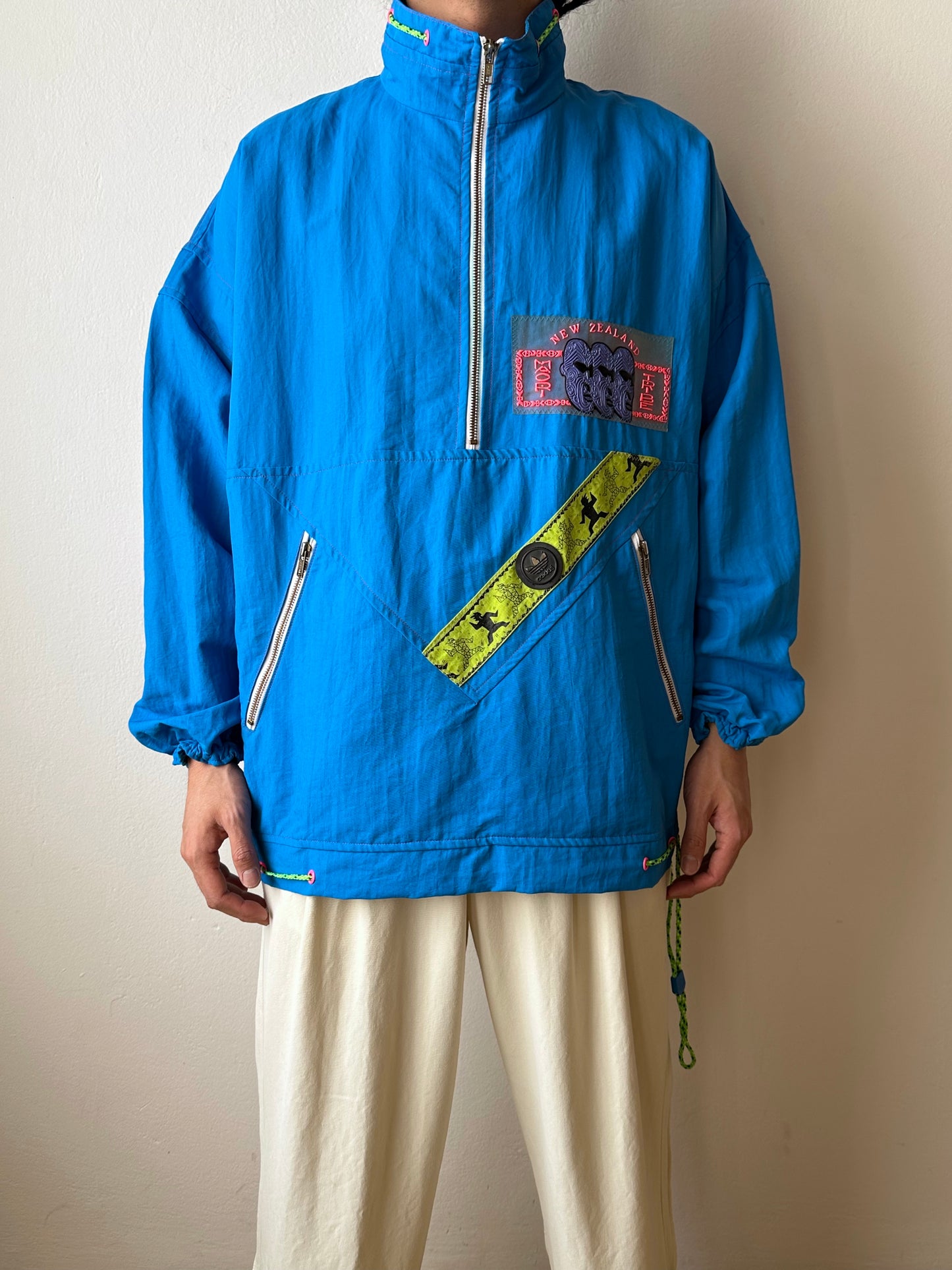 1980s French Adidas nylon jacket