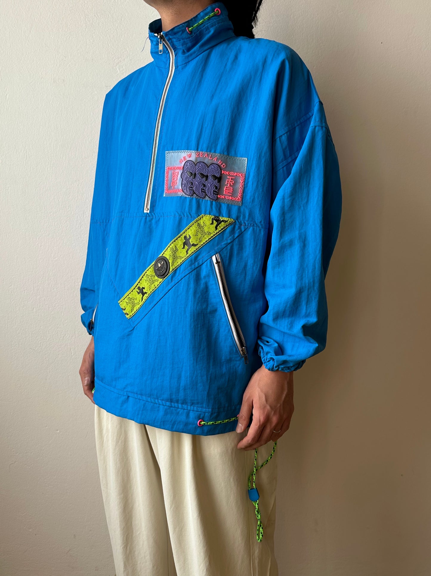 1980s French Adidas nylon jacket