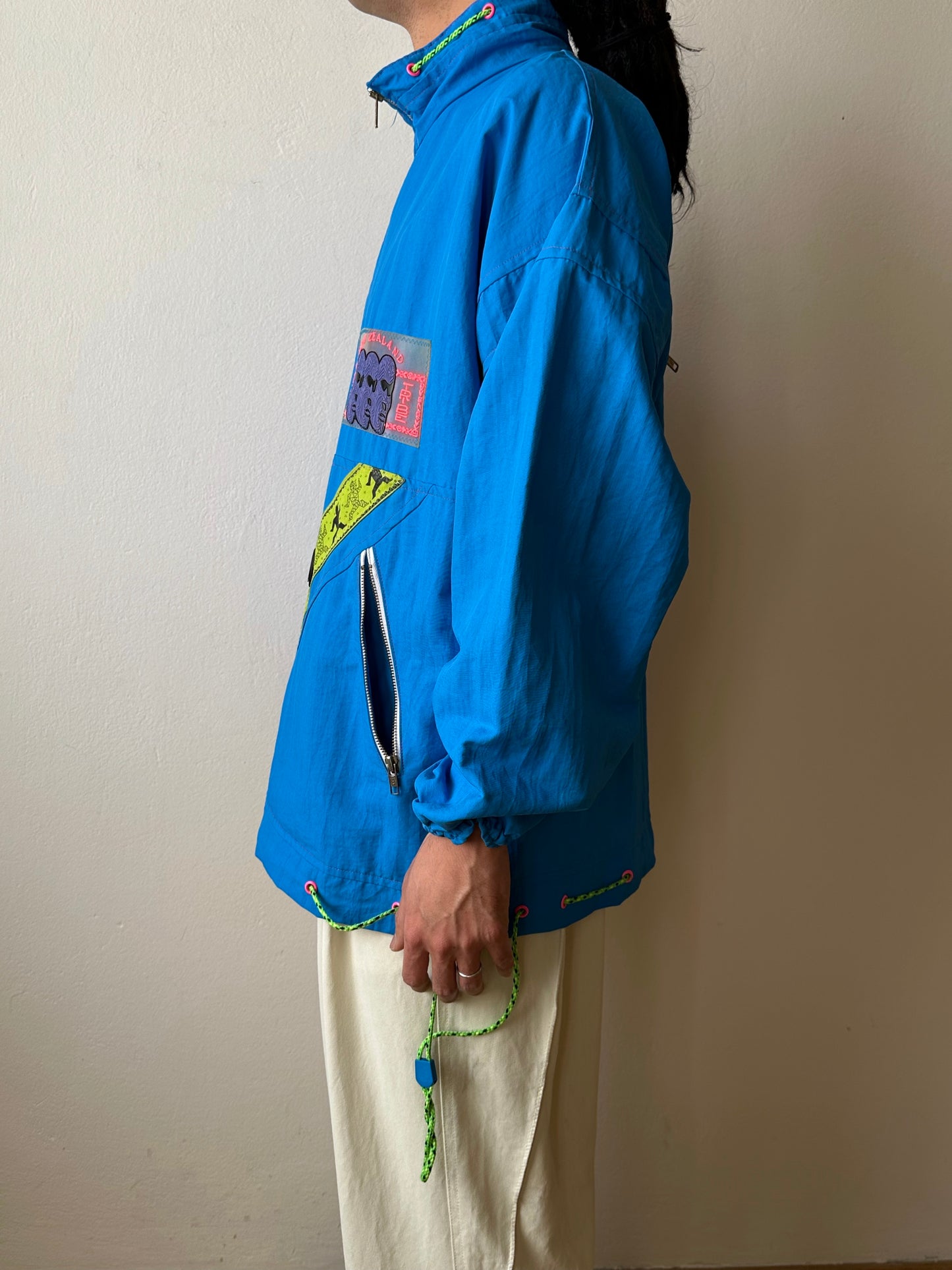 1980s French Adidas nylon jacket