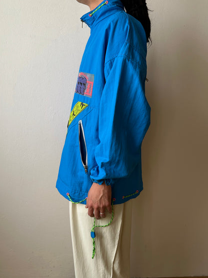 1980s French Adidas nylon jacket