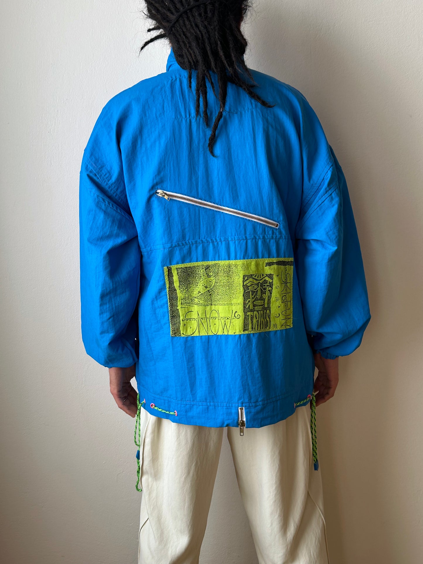 1980s French Adidas nylon jacket