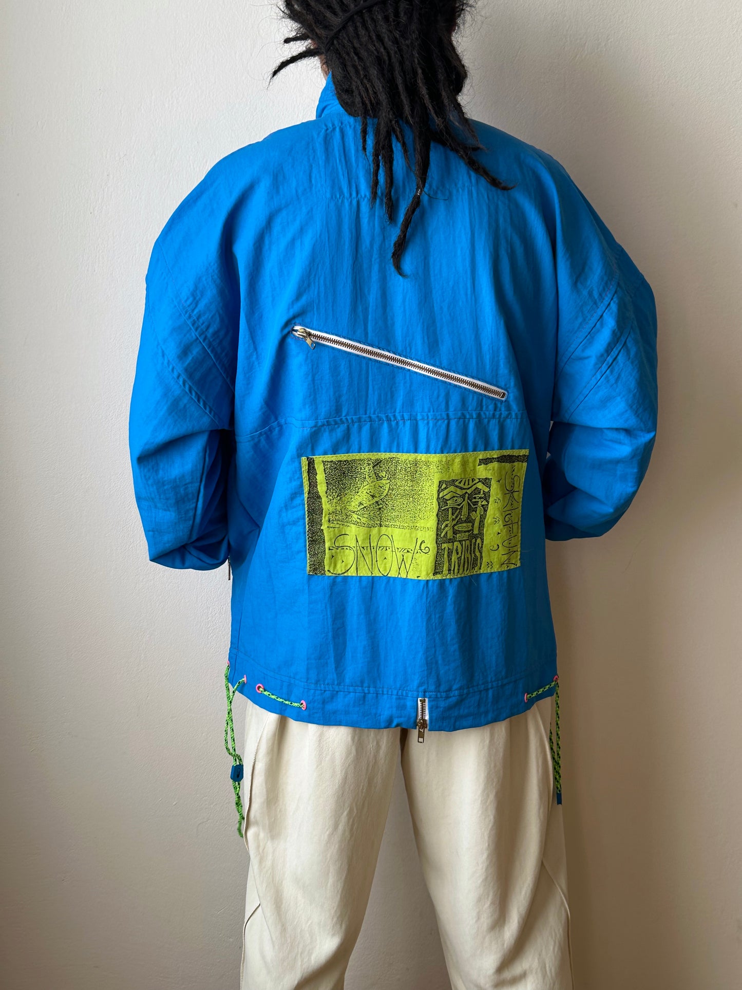 1980s French Adidas nylon jacket