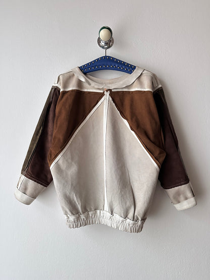 vintage leather pullover shirt
