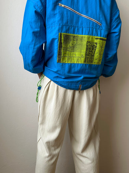 1980s French Adidas nylon jacket