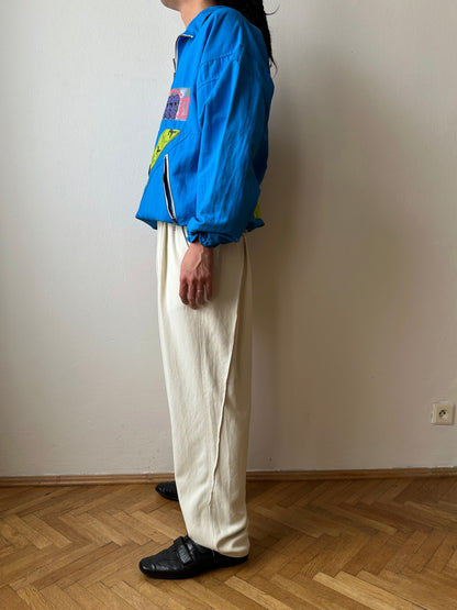 1980s French Adidas nylon jacket