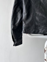 80s Lee green leather jkt.
