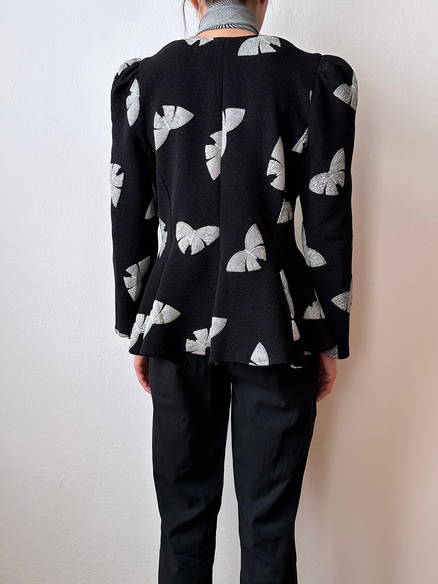 old poly abstract scarf