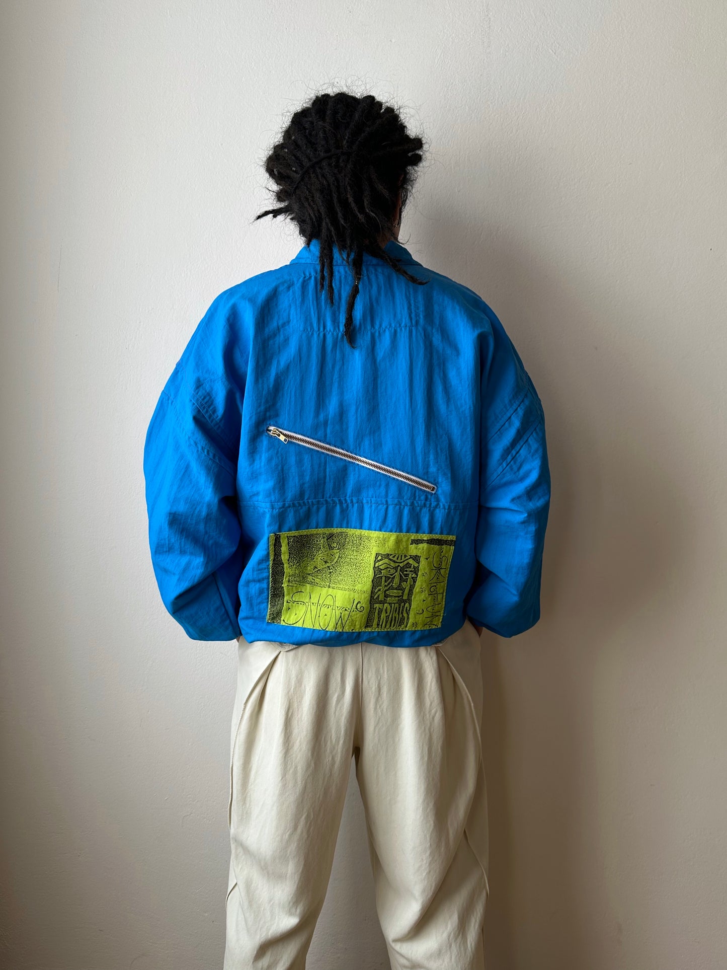 1980s French Adidas nylon jacket