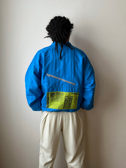 1980s French Adidas nylon jacket
