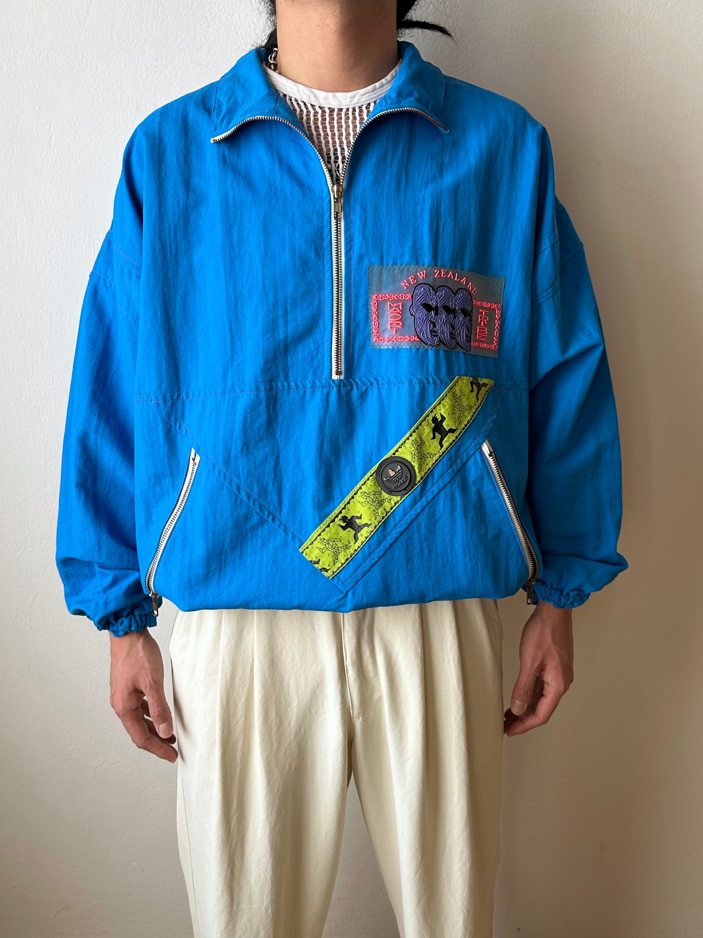 1980s French Adidas nylon jacket