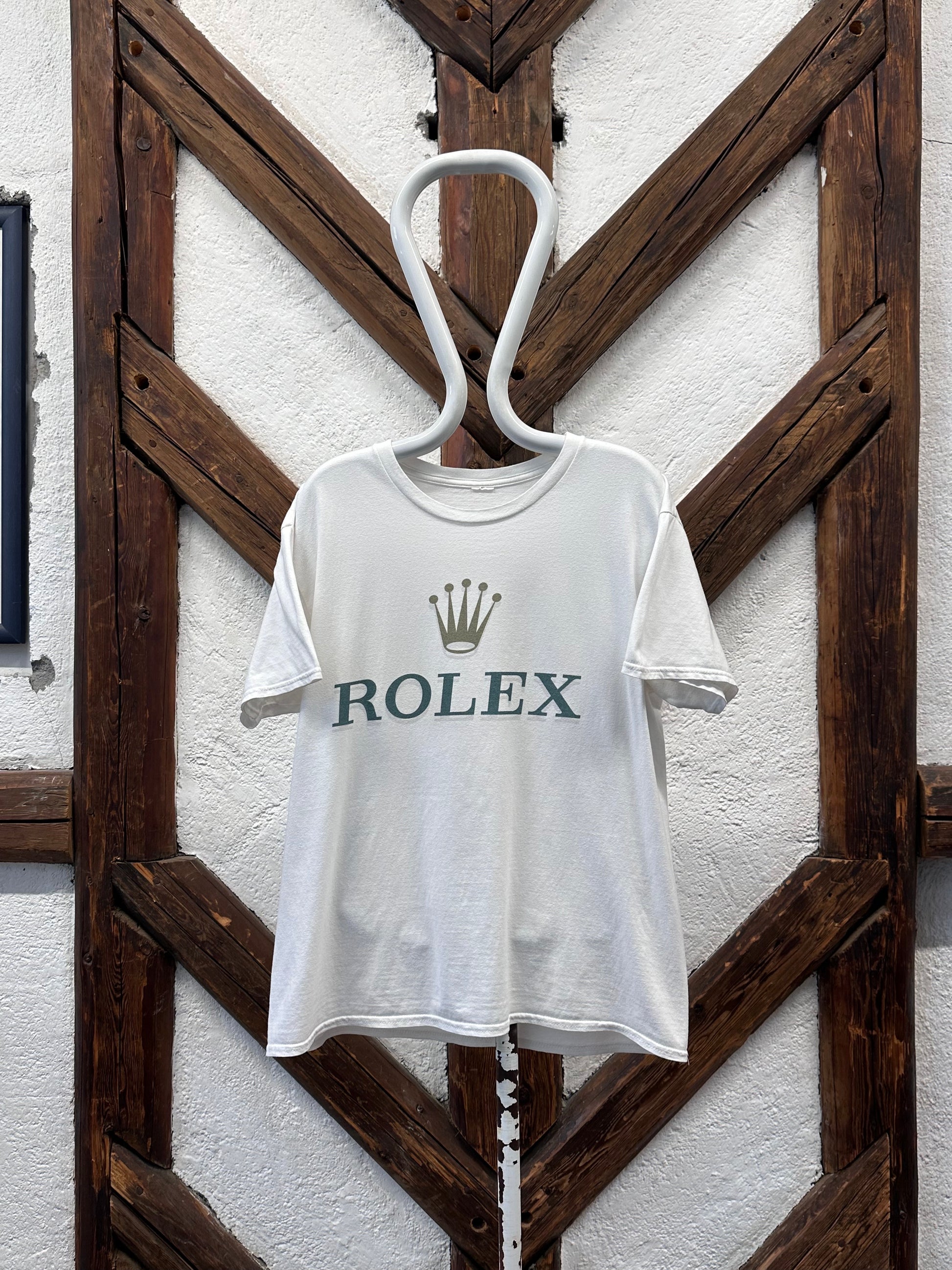 ROLEX ロレックス Vintage T-shirt Tee Tシャツ Toto Praha Vintage clothing store Antique shop Prague 古着屋 アンティークショップ プラハ ユーロ古着  ヨーロッパ古着 古着卸 